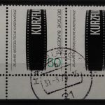 Deutschland (BRD), MiNr. 1003, WP, Ecke links unten, gestempelt