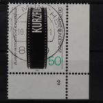 Deutschland (BRD), MiNr. 1003, Ecke rechts unten, FN 2, gestempelt