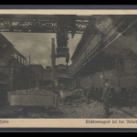 Schlesien, Hütte, Elektromagnet bei der Arbeit