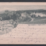 Drei Ähren, Blick auf das Hotel Drei Könige