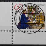 Deutschland (BRD), MiNr. 1012, Ecke links unten, gestempelt