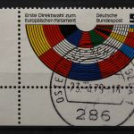 Deutschland (BRD), MiNr. 1002, Ecke links unten, gestempelt