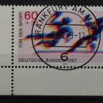 Deutschland (BRD), MiNr. 1009, Ecke likns unten, EST