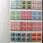 Deutschland (BRD) Viererblock-Sammlung der 1960er Jahre