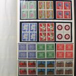 Deutschland (BRD) Viererblock-Sammlung der 1960er Jahre