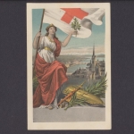 Rot Kreuz Flagge