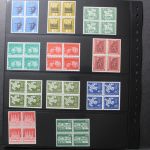 Deutschland (BRD) Viererblock-Sammlung ab den 1950er Jahren