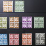 Deutschland (BRD) Viererblock-Sammlung ab den 1950er Jahren