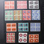 Deutschland (BRD) Viererblock-Sammlung ab den 1950er Jahren