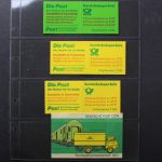 BRD, Berlin und DDR Markenheftchen, guter Bestand im Album