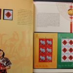 China, Jahrbuch 2002, postfrisch, roter Einband mit Umschlag