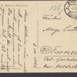 Offenburg, "Gebühr Bezahlt" Stempel v. 8.10.1946 auf AK Blick zur Rheinebene