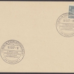 Berlin, Sonderstempel, 18.10.57, Postgewerkschaft
