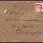 Bishausen über Northeim, Landpoststempel auf Bedarfsbrief, 1948