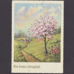 Ehestorf über Hamburg-Harburg, Landpoststempel auf AK, 1955