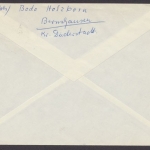 Bernshausen über Duderstadt, Landpoststempel auf Brief, 1960
