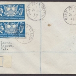 Irland, Michel Nr. 69-70 (2), R - Brief