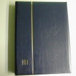 Leuchtturm, Einsteckbuch COMFORT, Farbe: Blau, 64 Seiten, schwarzer Karton