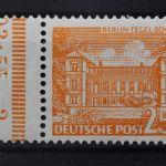 Berlin, MiNr. 50, Rand mit HAN - Teil, postfrisch