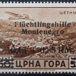 Montenegro, MiNr. 26, Aufdruckfehler I, postfrisch