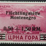 Montenegro, MiNr. 28, Aufdruckfehler II, postfrisch