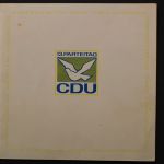 Erfurt, 13. Parteitag 1972, Klappkarte mit Sonderstempel