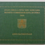 Vatikan, 2 Euro Priesterjahr, 2010, Stempelglanz, Folder