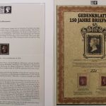 Motivsammlung 150 Jahre Briefmarken in 3 Lindner T Vordruckalben