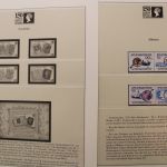Motivsammlung 150 Jahre Briefmarken in 3 Lindner T Vordruckalben