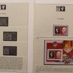 Motivsammlung 150 Jahre Briefmarken in 3 Lindner T Vordruckalben