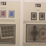 Motivsammlung 150 Jahre Briefmarken in 3 Lindner T Vordruckalben