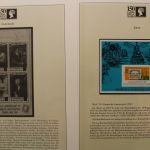 Motivsammlung 150 Jahre Briefmarken in 3 Lindner T Vordruckalben
