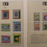 Motivsammlung 150 Jahre Briefmarken in 3 Lindner T Vordruckalben
