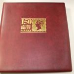 Motivsammlung 150 Jahre Briefmarken in 3 Lindner T Vordruckalben