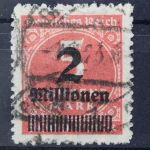 Deutsches Reich, MiNr. 312 B, gestempelt, geprüft Infla