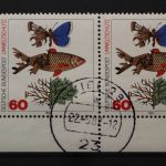 Deutschland (BRD), MiNr. 1087, WP, Ecke links unten, gestempelt