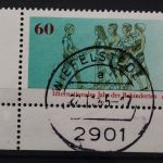 Deutschland (BRD), MiNr. 1083, Ecke links unten, gestempelt