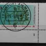 Deutschland (BRD), MiNr. 1083, Ecke rechts unten, FN 2, EST