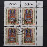 Deutschland (BRD), MiNr. 1045, 4er Block, Ecke rechts oben, gestempelt