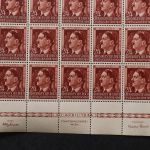 Generalgouvernement, MiNr. 118, 25er Bogen mit FN 3, postfrisch