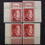 Deutsches Reich, MiNr. 801 A, alle 4 Ecken, postfrisch