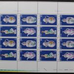 DDR, MiNr. 2464-2471, 2 Zd-Bogen m. Leerfeldern, FN I/1, postfrisch