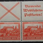 Deutsches Reich, MiNr. S 100 + S 101, 4er Blöcke, Falz