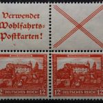 Deutsches Reich, MiNr. S 101 + S 100, Falz