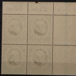 Bayern, MiNr. 107 I a, 4er Block, Ecke links oben, postfrisch
