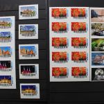 Privatpost Citypost, postfrische Partie, überwiegend selbstklebende Ausgaben