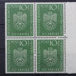 Deutschland (BRD), MiNr. 163, 4er Block, re. Rand, postfrisch