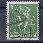Deutsches Reich, MiNr. 187 b, gestempelt, geprüft Infla