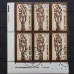 DDR, MiNr. 3286, 4er bzw. 6er Block, alle 4 Ecken, DV 1, EST
