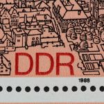 DDR, MiNr. 3164 OLF I, Sechserblock, linker Rand, EST